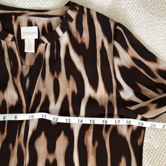 Chico’s animal print top! - Picture 9 of 12